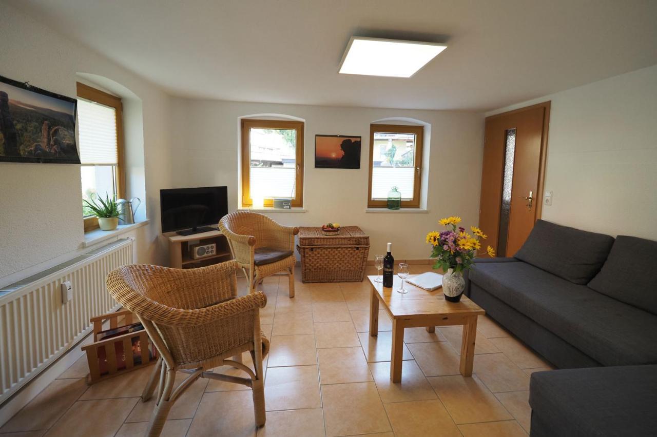 Haus Felsental Appartement Rathen Buitenkant foto