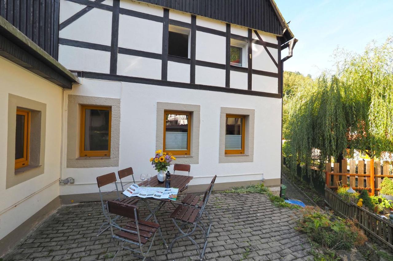 Haus Felsental Appartement Rathen Buitenkant foto