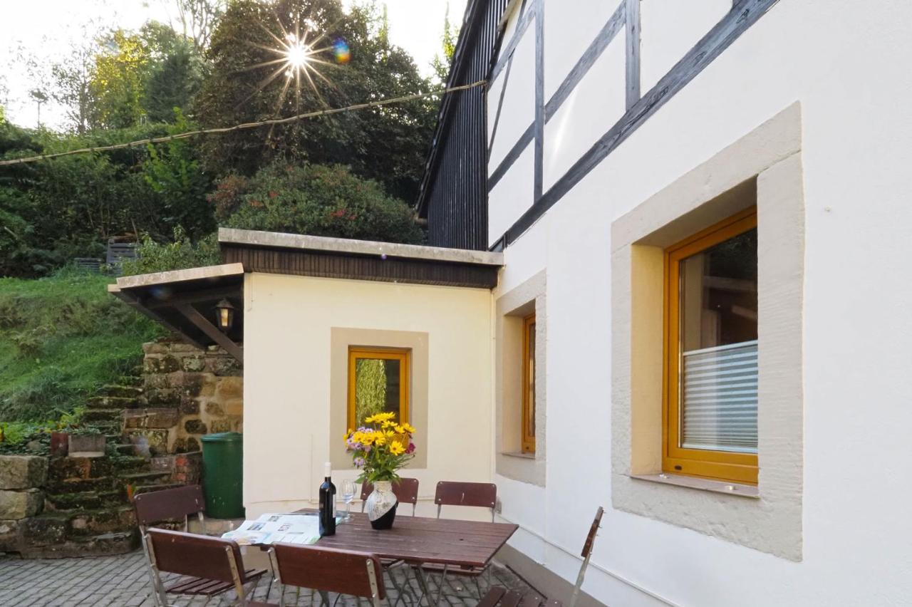 Haus Felsental Appartement Rathen Buitenkant foto